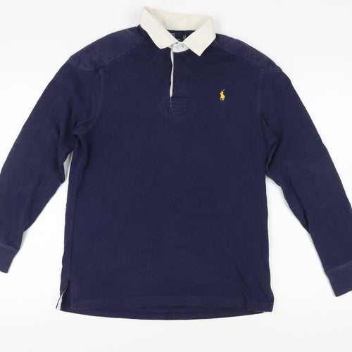 Polo Ralph Lauren Men's Blue Henley Sweatshirt M