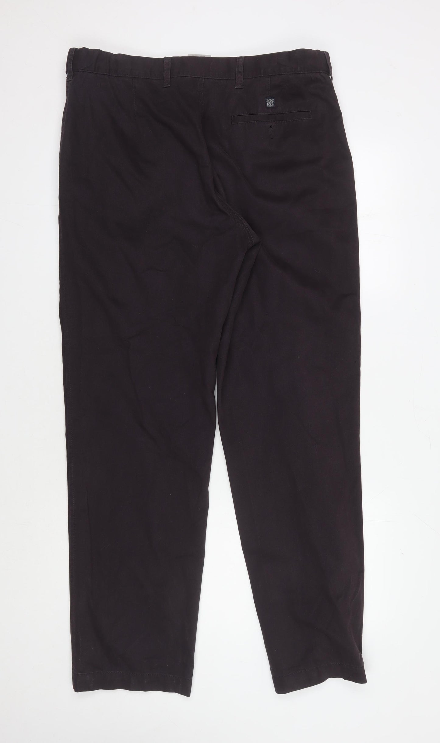 Marks and Spencer Men's Aubergine Trousers 36
