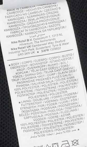 Nike Men's Black Jogger Trousers Size M