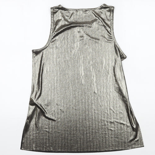 New Look Women’s Silver Tank Top - Size 14