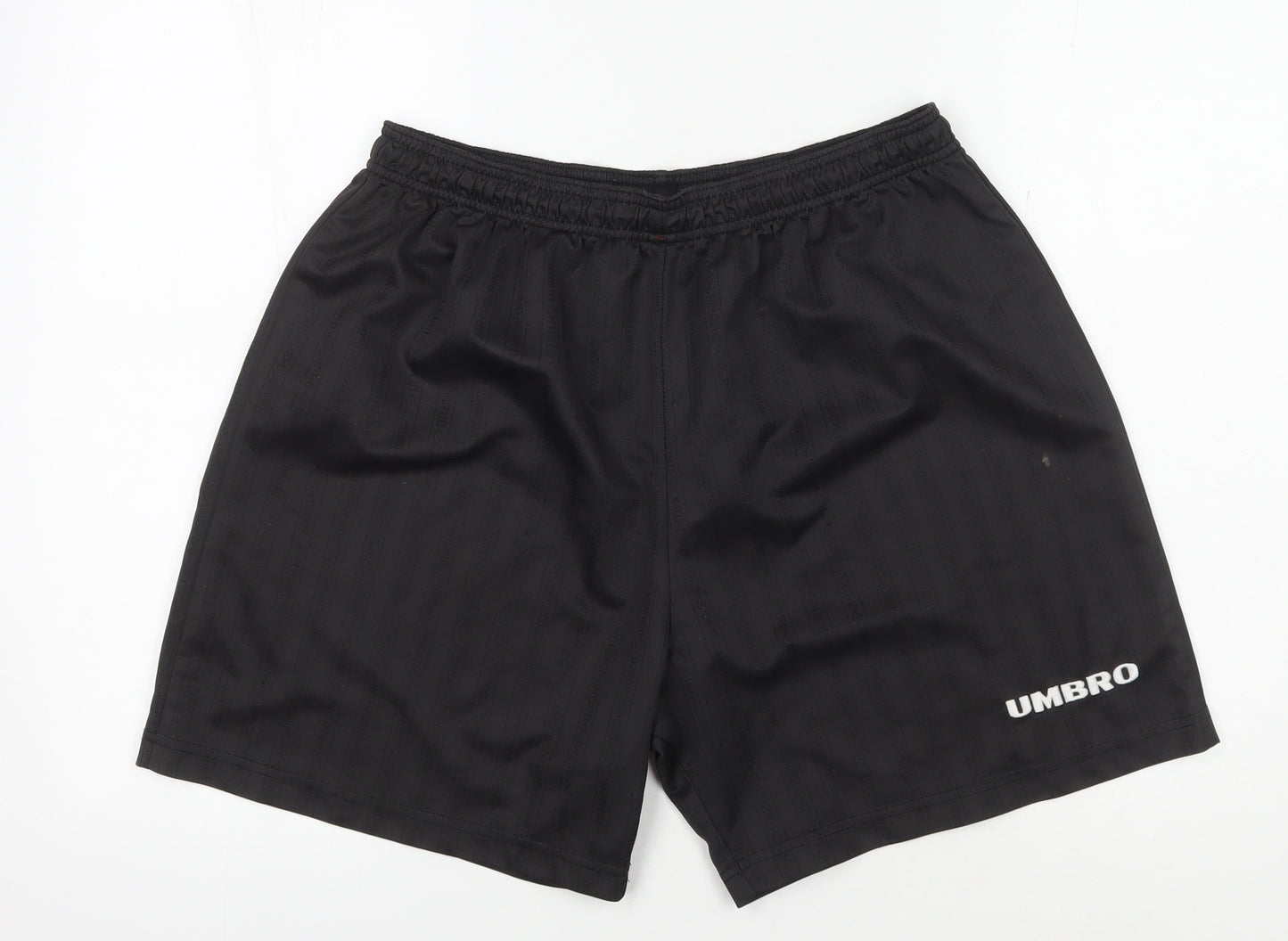 Umbro Men's Black Athletic Shorts, Size 36, Gym & Running