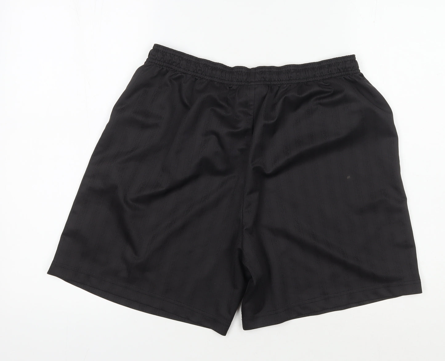 Umbro Men's Black Athletic Shorts, Size 36, Gym & Running