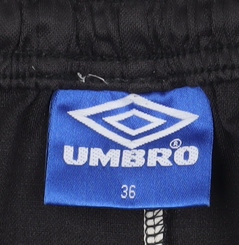 Umbro Men's Black Athletic Shorts, Size 36, Gym & Running