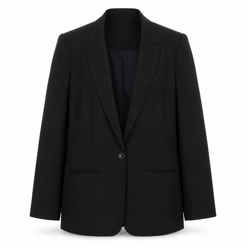 ASOS Women's Black Blazer UK 12, Business, Classic Fit