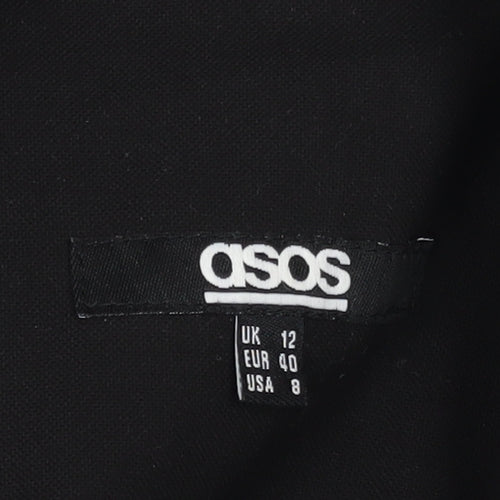 ASOS Women's Black Blazer UK 12, Business, Classic Fit