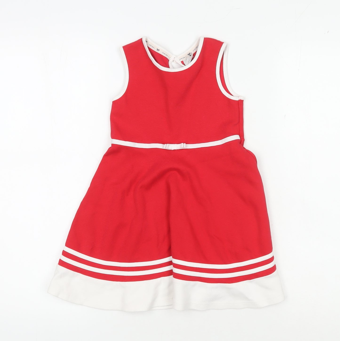 Jasper Conran Girls Red A-Line Dress 4-5 Years