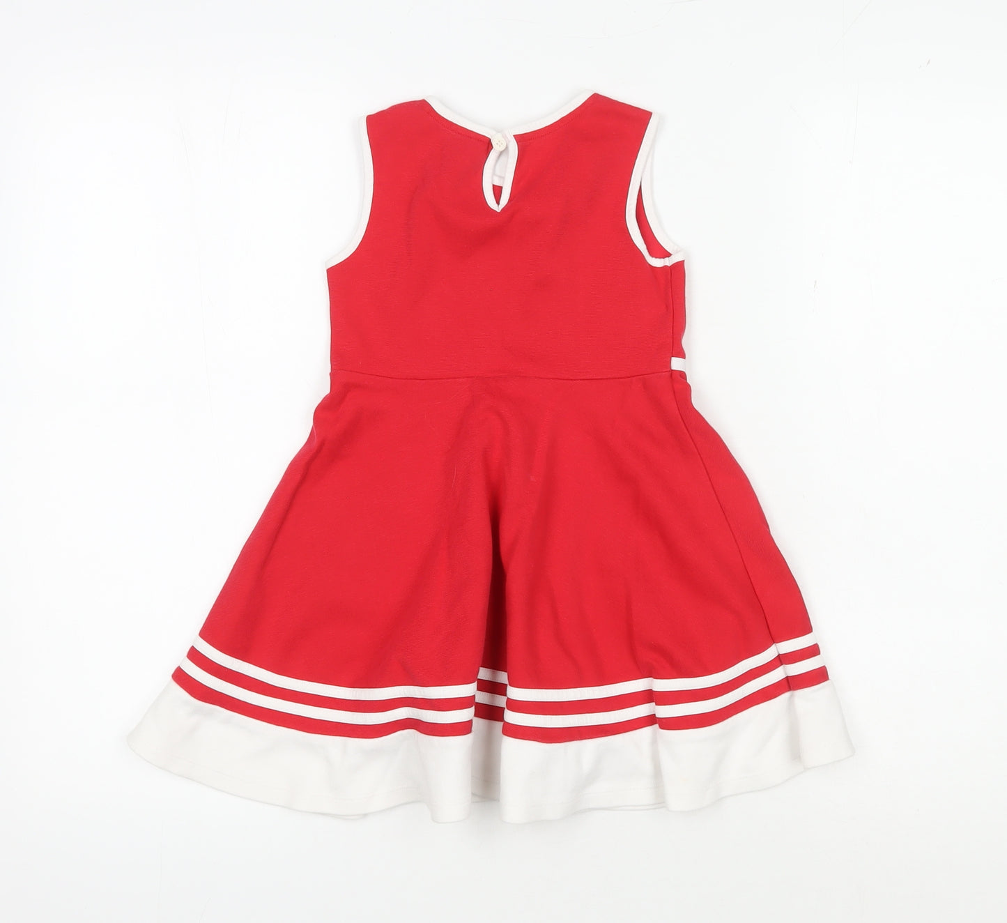 Jasper Conran Girls Red A-Line Dress 4-5 Years