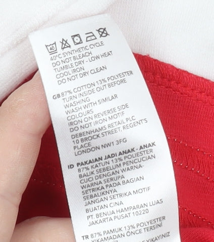 Jasper Conran Girls Red A-Line Dress 4-5 Years
