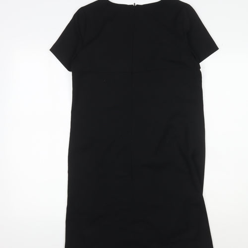 Next Women Black Knee Length Sheath Dress Size 6