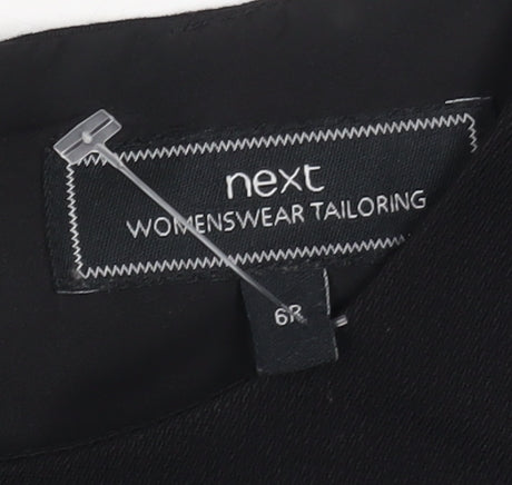 Next Women Black Knee Length Sheath Dress Size 6