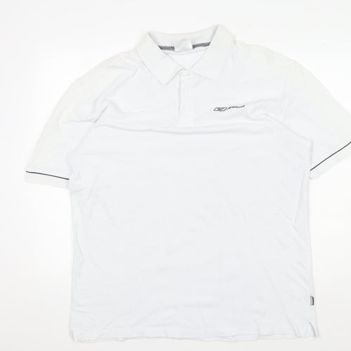 Reebok Men's White XL Polo Shirt