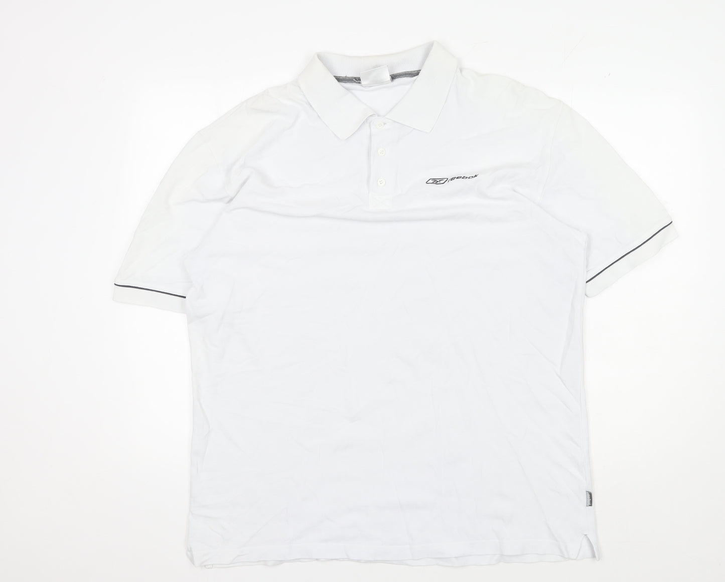 Reebok Men's White XL Polo Shirt