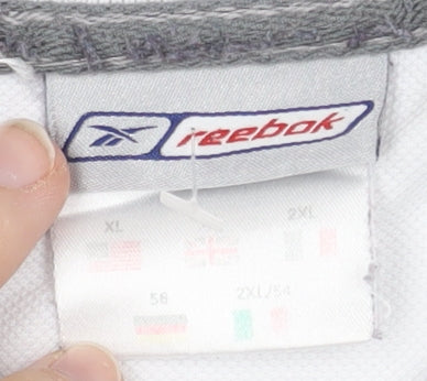 Reebok Men's White XL Polo Shirt