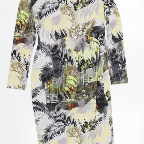 Topshop Women's Multicoloured Bodycon Dress, Size 10