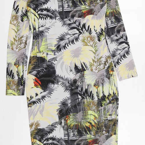 Topshop Women's Multicoloured Bodycon Dress, Size 10