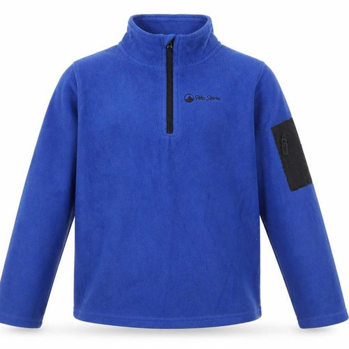 Peter Storm Boys Blue Fleece Sweatshirt 11-12 Years 1/4 Zip