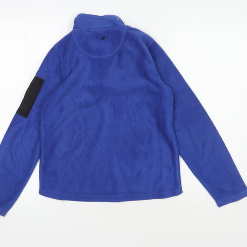 Peter Storm Boys Blue Fleece Sweatshirt 11-12 Years 1/4 Zip