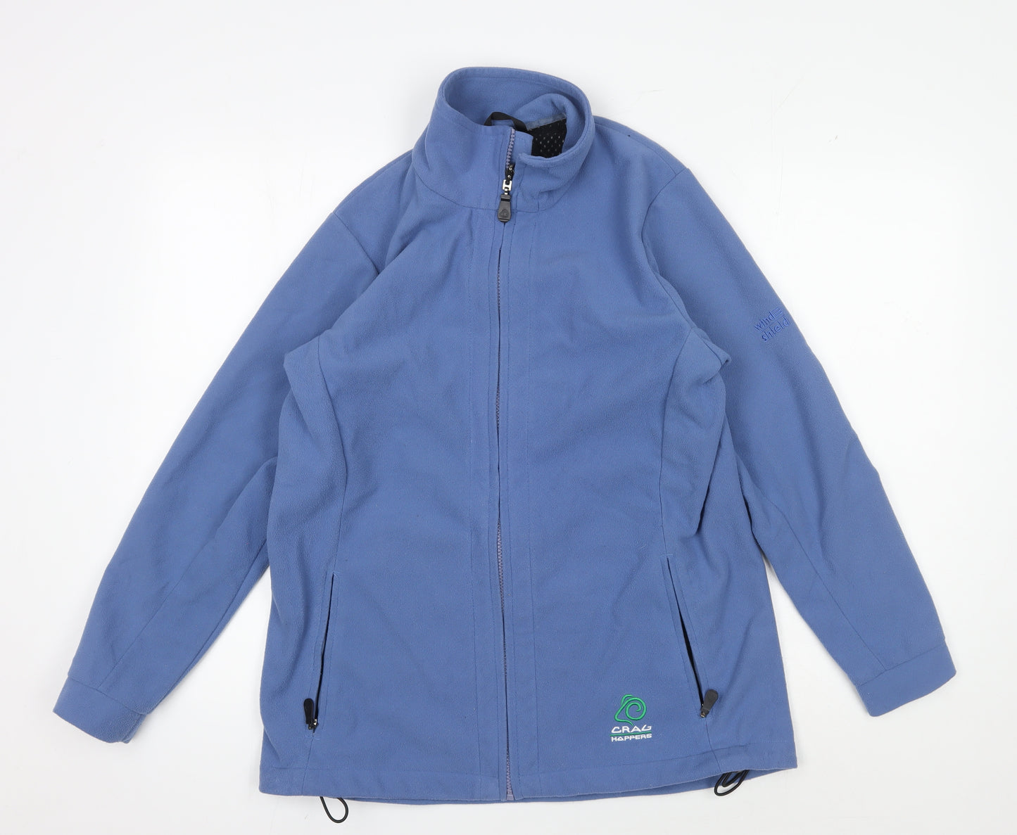Craghoppers Women's Blue Windproof Fleece Jacket Size 12