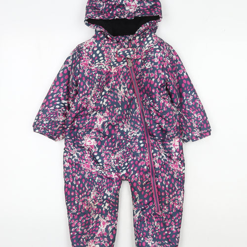 Dare2b Multicoloured Floral Snowsuit, 12-18M, Unisex Winter Wear