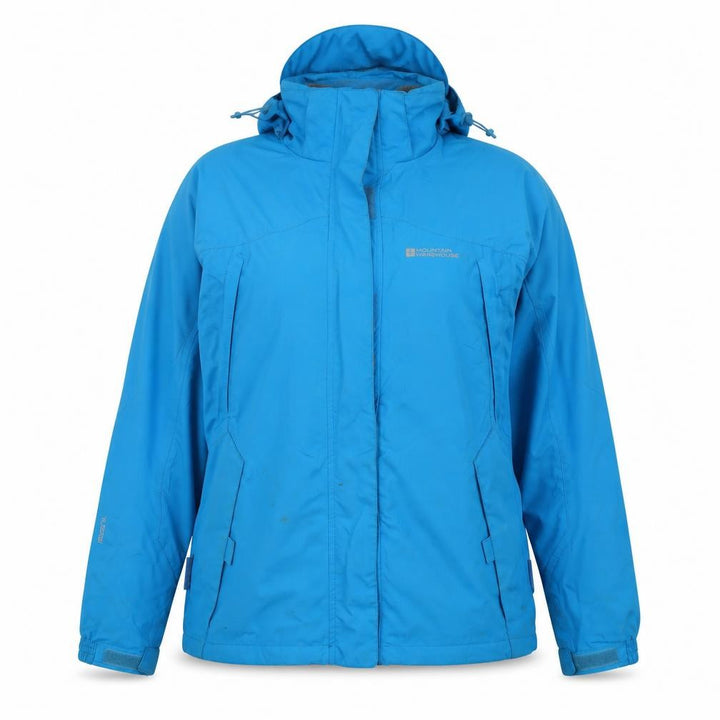 Mountain Warehouse Blue Hooded Hiking Jacket Size 14 Plus