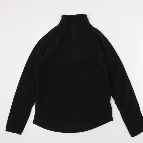 Decathlon Black Fleece Pullover Sweatshirt, Unisex S