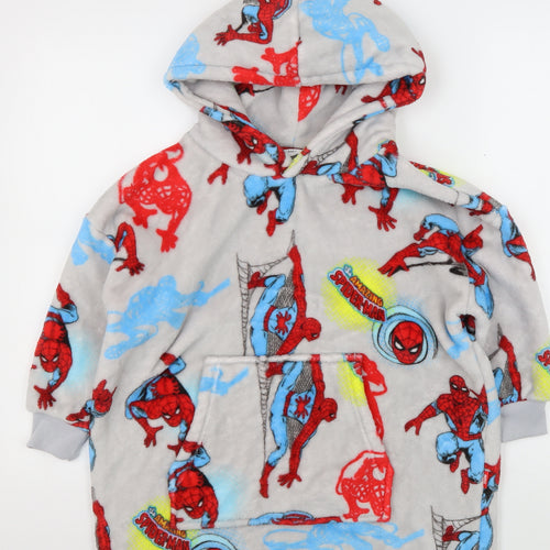 Marks and Spencer Boys Spider-Man Fleece Robe 5-6 Years Hooded