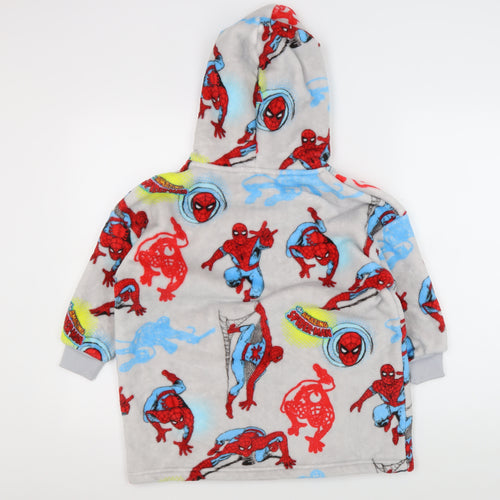 Marks and Spencer Boys Spider-Man Fleece Robe 5-6 Years Hooded