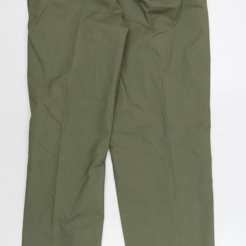 Marks and Spencer Men's Green Chino Trousers, Size 36