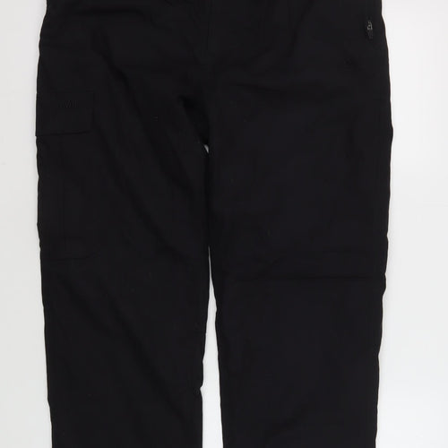 Trespass Men's Black Cargo Trousers, M, Water Resistant