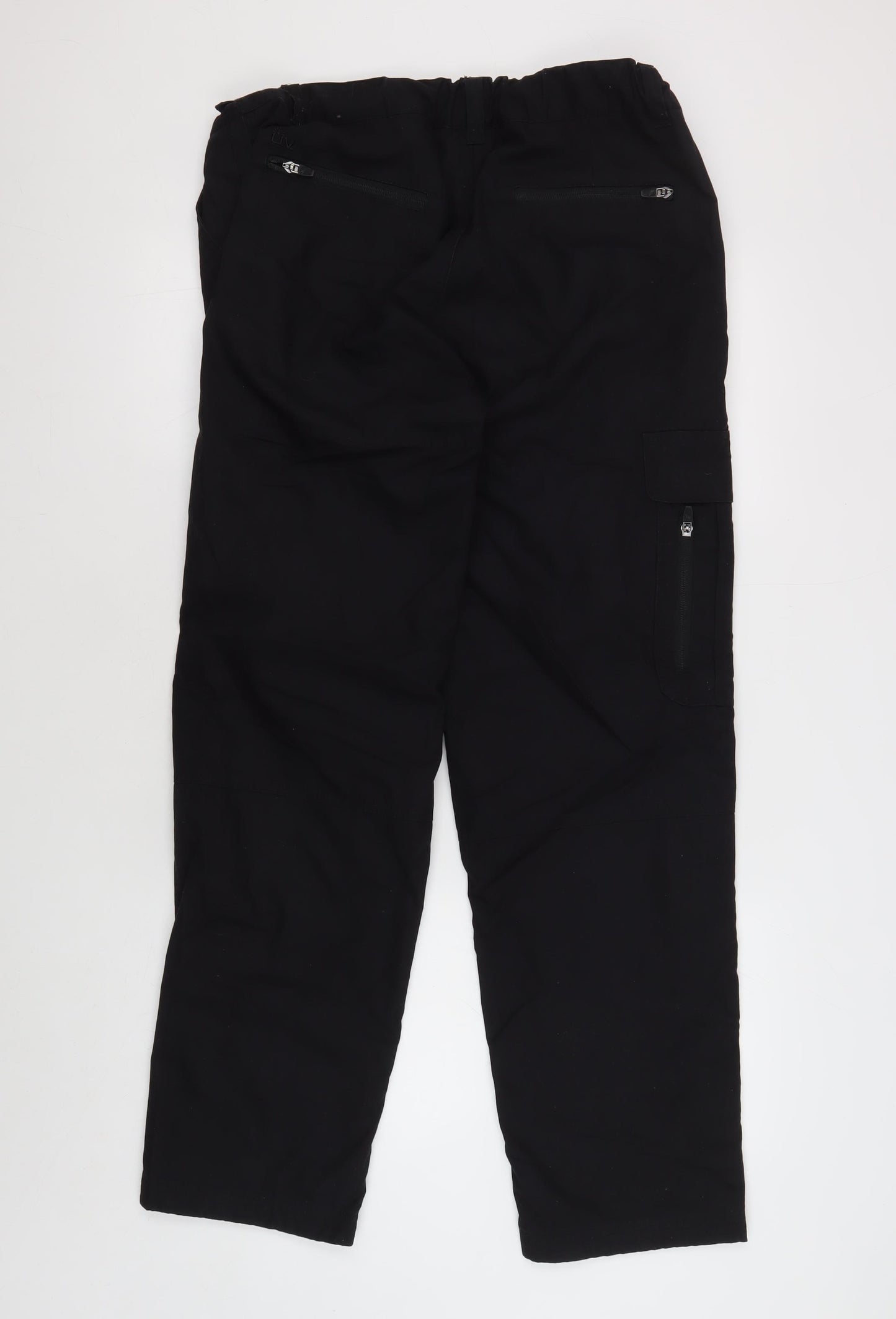 Trespass Men's Black Cargo Trousers, M, Water Resistant