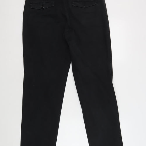 Marks and Spencer Men's Black Slim Trousers