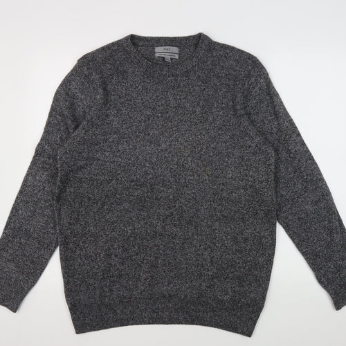 Marks and Spencer Men's Grey Wool Pullover Jumper L