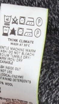 Marks and Spencer Men's Grey Wool Pullover Jumper L