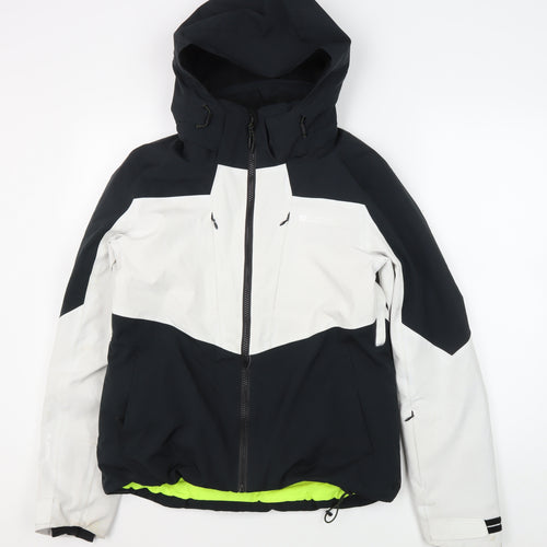 Mountain Warehouse Men's Black Hooded Waterproof Jacket M