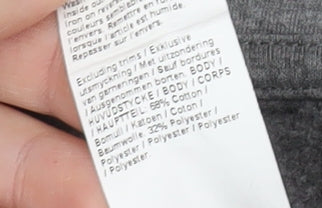 River Island Men's Grey M Pullover Hoodie