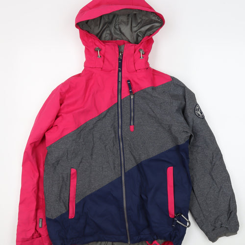 Tog Twenty Four Girls Pink Puffer Jacket 11-12 Years Hooded