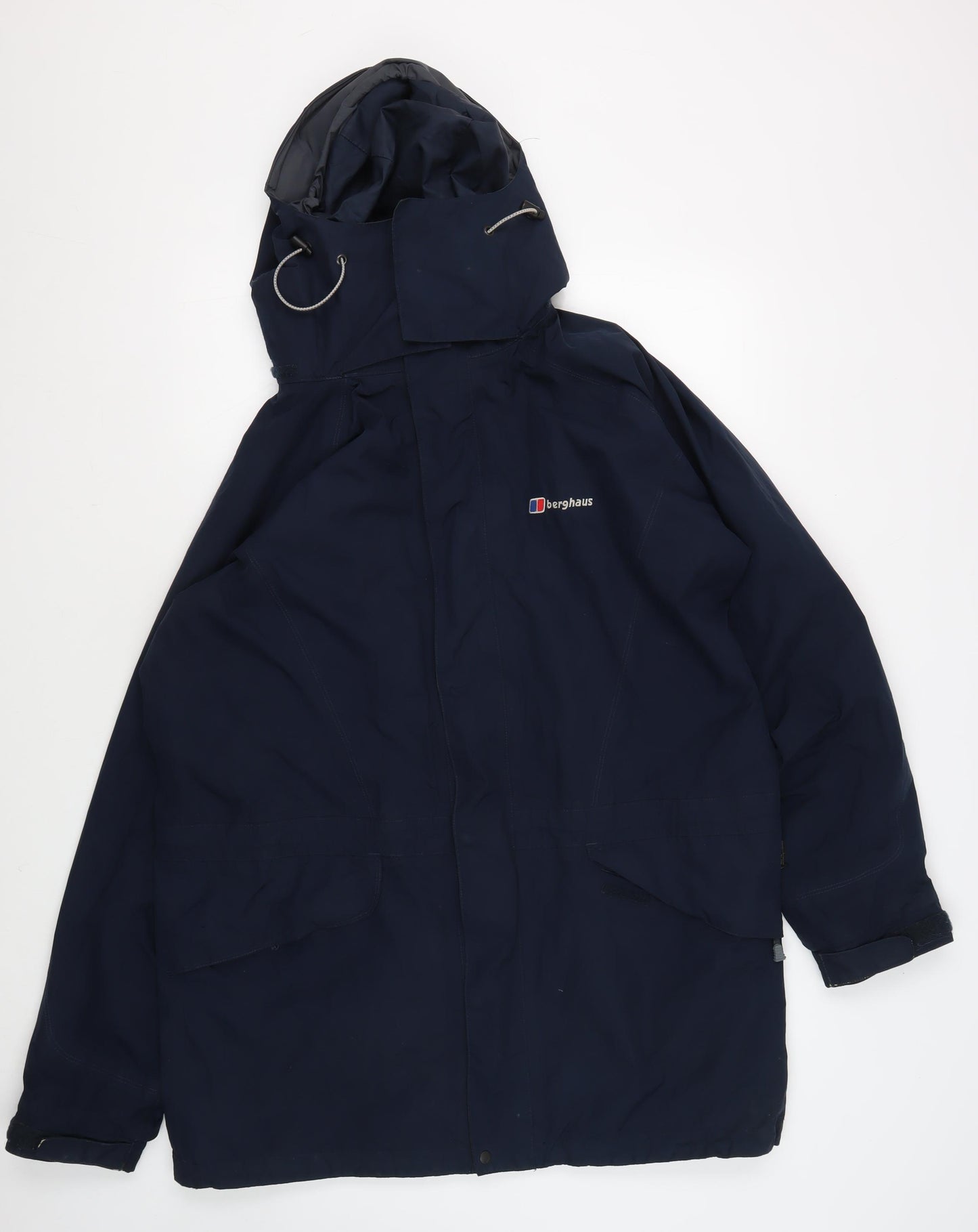 Berghaus Men's Blue Waterproof Hooded Rain Jacket L