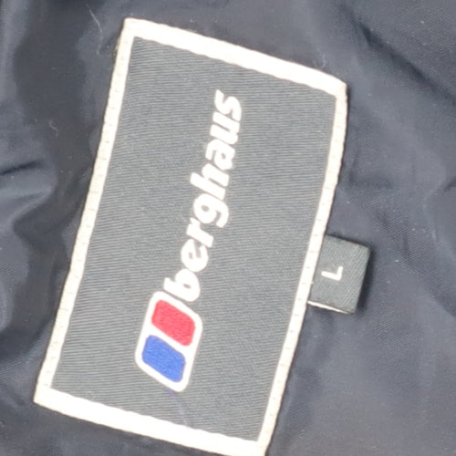Berghaus Men's Blue Waterproof Hooded Rain Jacket L