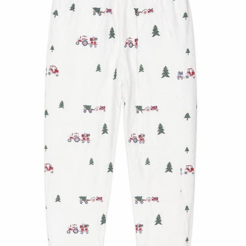 The White Company Boys White Lounge Pants 7-8 Years Christmas