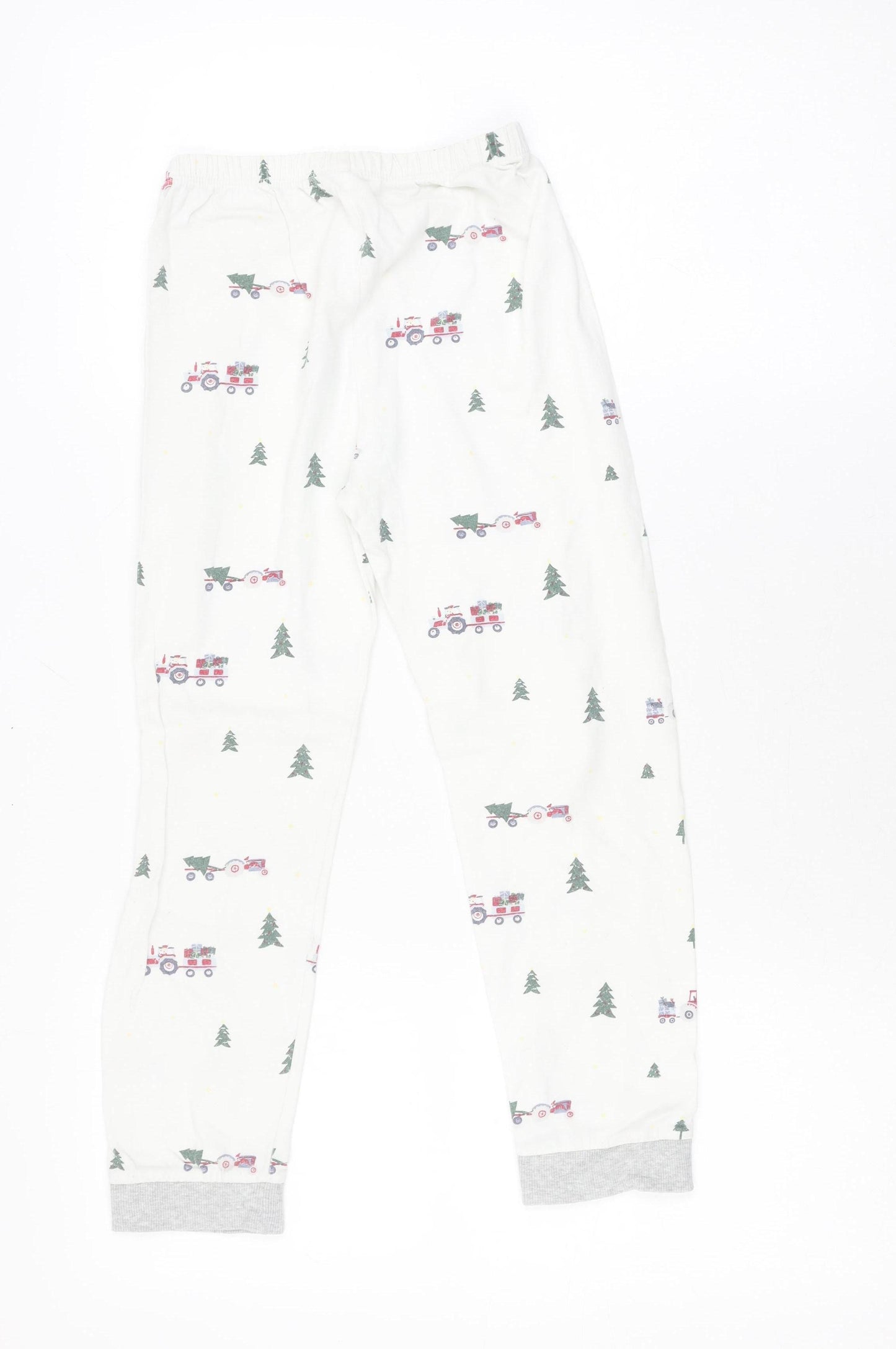 The White Company Boys White Lounge Pants 7-8 Years Christmas
