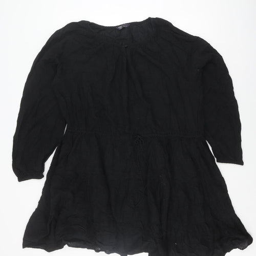 Marks and Spencer Women's Black Shift Dress Size 20