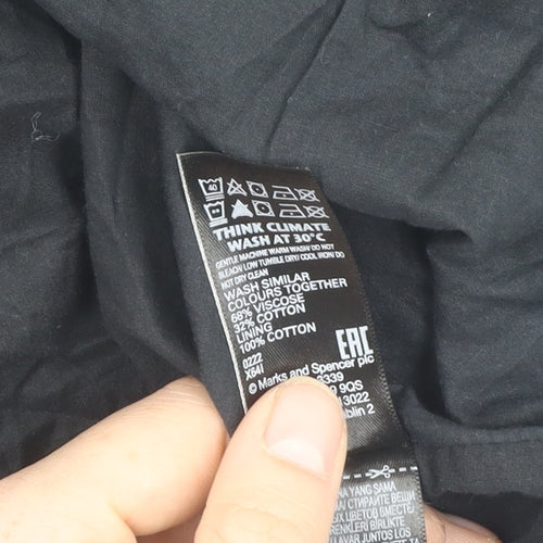 Marks and Spencer Women's Black Shift Dress Size 20