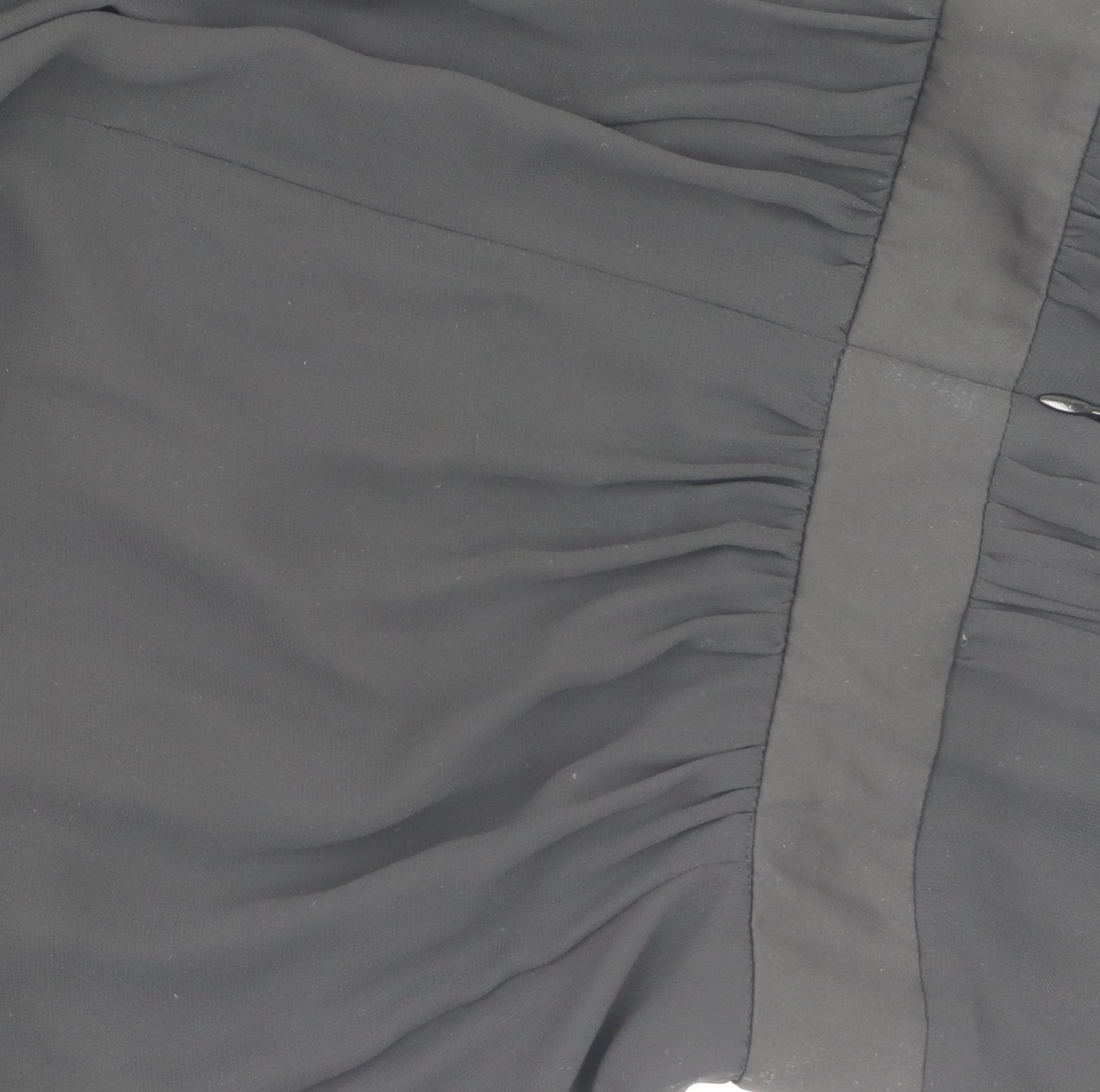 Next Women Black A-Line One Shoulder Dress, Size 12
