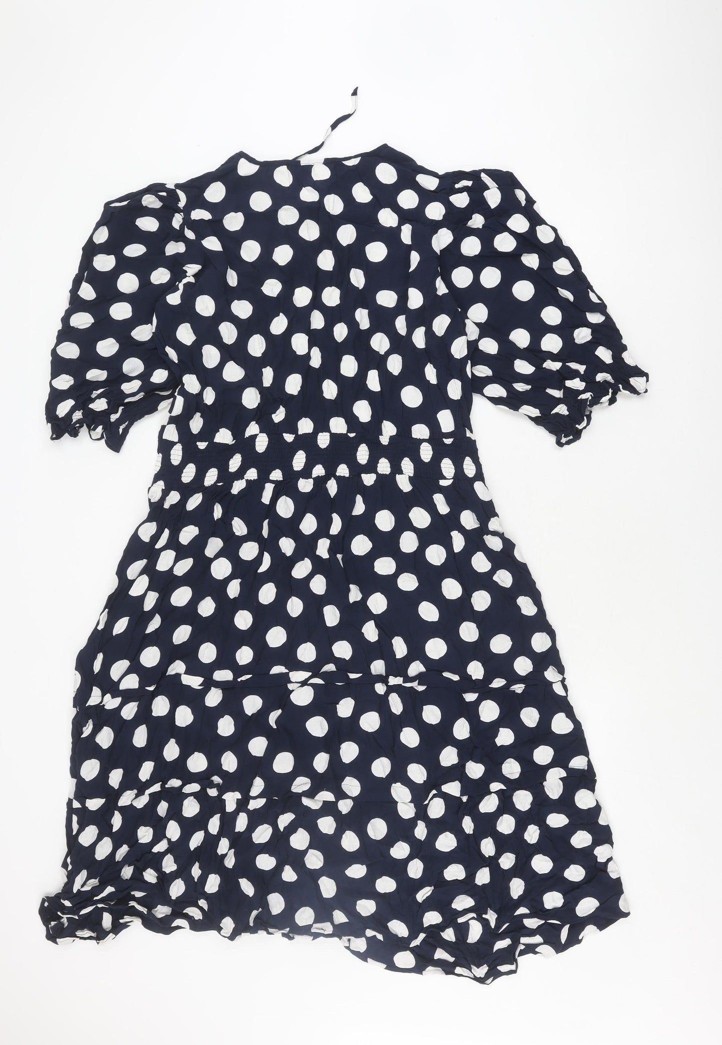 Marks and Spencer Women Polka Dot Dress Size 22 Blue