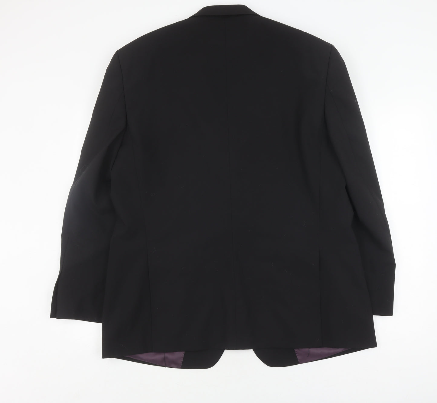 Greenwoods Men's Black Regular Fit Blazer, Size 44R