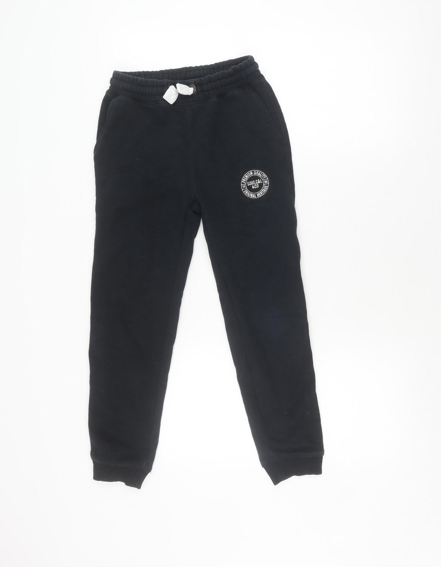 SoulCal & Co Boys Black Jogger Trousers 9-10Y, Casual & Comfy
