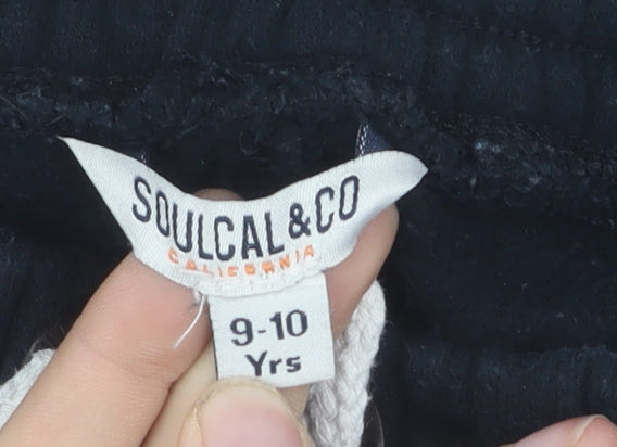 SoulCal & Co Boys Black Jogger Trousers 9-10Y, Casual & Comfy