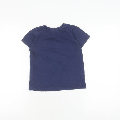 Marvel Boys Blue Spider-Man T-Shirt 5-6 Years Casual Graphic
