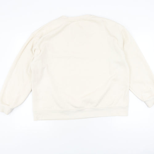 Dunnes Stores Women's White Pullover Sweatshirt Size 16