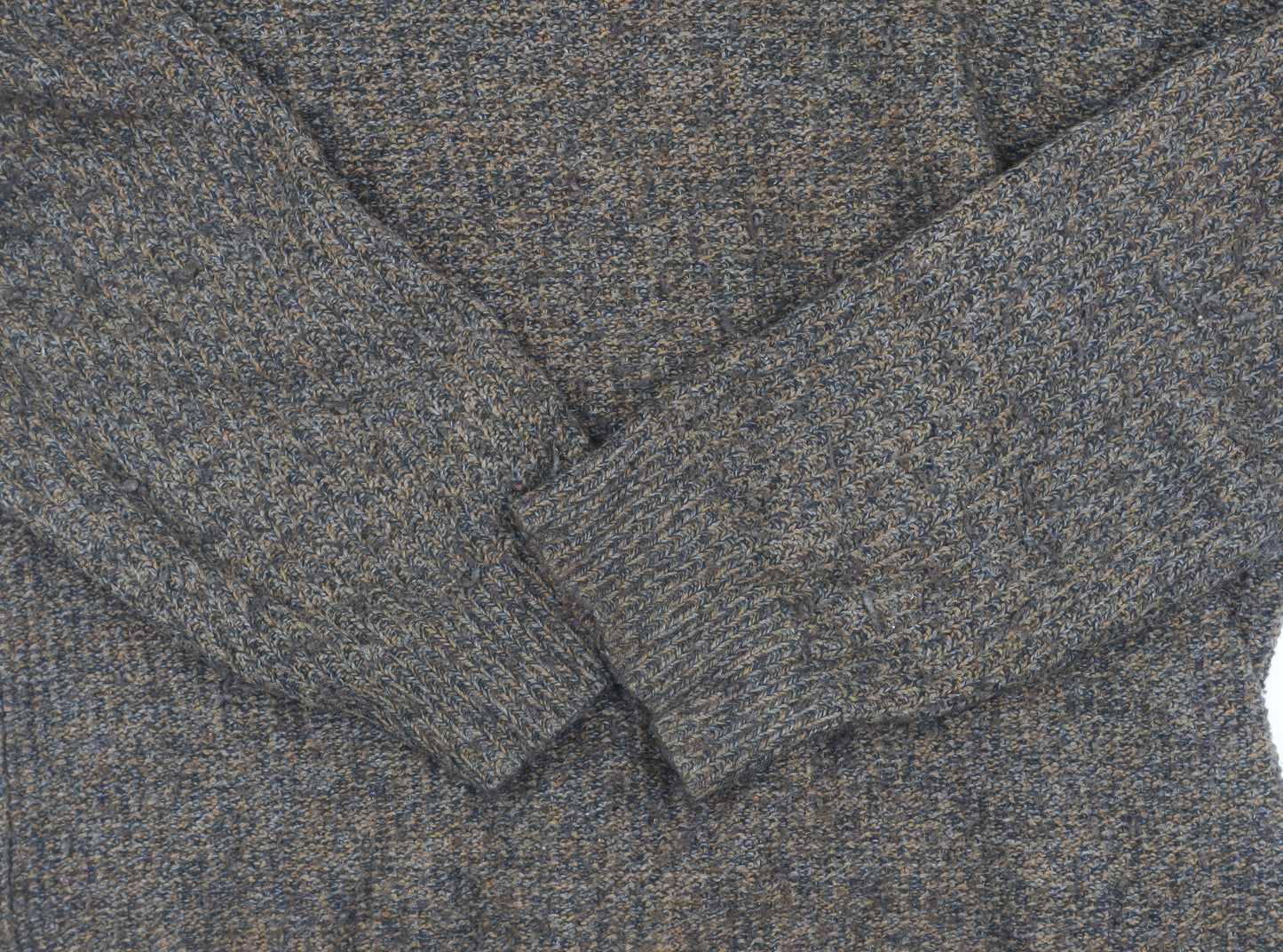 Fat Face Men's Brown Wool Blend Pullover Jumper, S